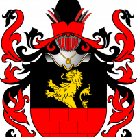 Die adlige polnische Familie Abstagen (Abtshagen), eigenes Wappen.