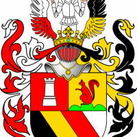 Die adlige polnische Familie Achinger III. (Aichinger, Ajchinger, Ajchigier, Bażyński, Wiewiórka), Wappen Achinger (Aichinger, A