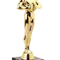 Oscar Statue mit Gravur