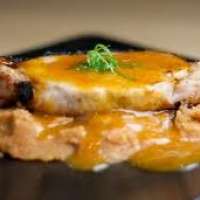 Steaks mit Orangen - Pflaumen Sauce