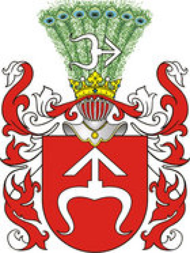 Die polnische adlige Familie Ambroch, Wappen Odrowąż.