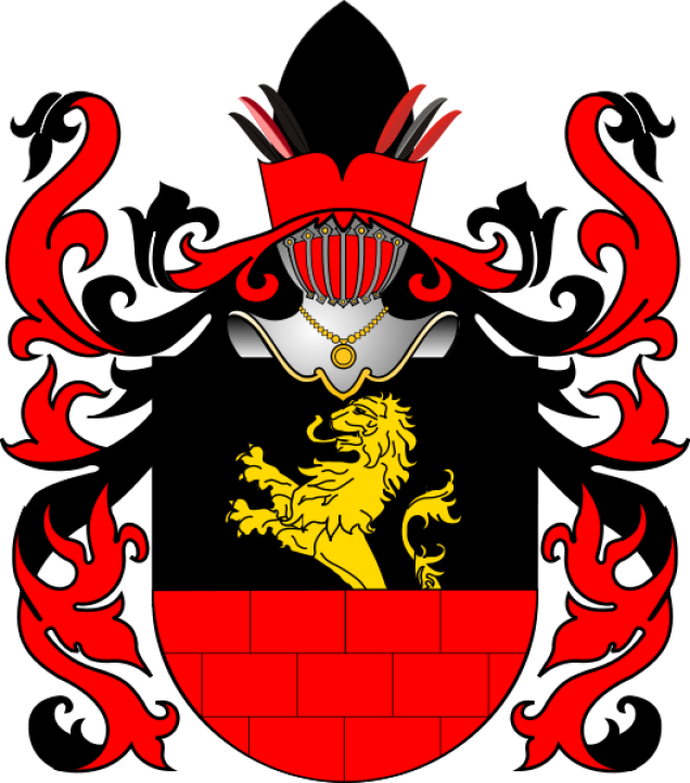 Die adlige polnische Familie Abstagen (Abtshagen), eigenes Wappen.