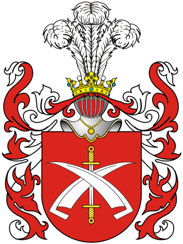 Die adlige polnische Familie Alexandrowicz, Wappen Kosy (Kruki).