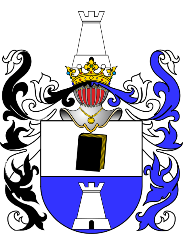 Die adlige polnische Familie Babel (Bąbel) eigenes Wappen.