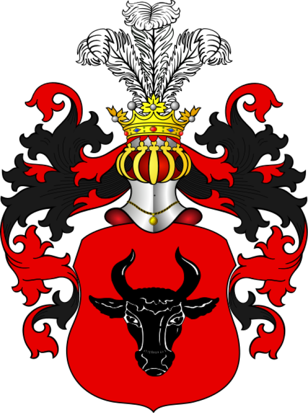 Die adlige polnische Familie Abramowicz, Wappen Bawolagłowa (Pierścina, Perstina, Poman, Pomianowicz, Proporczyk).