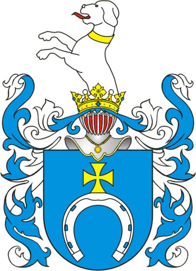 Die polnische adlige Familie Adamczewski, Wappen Pobog.