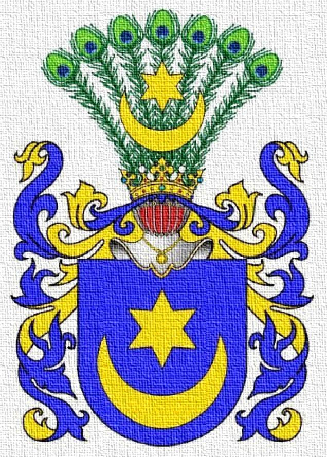 Die adlige polnische Familie Adamkowicz, Wappen Leliwa (Leliwczyk, Leliwita).