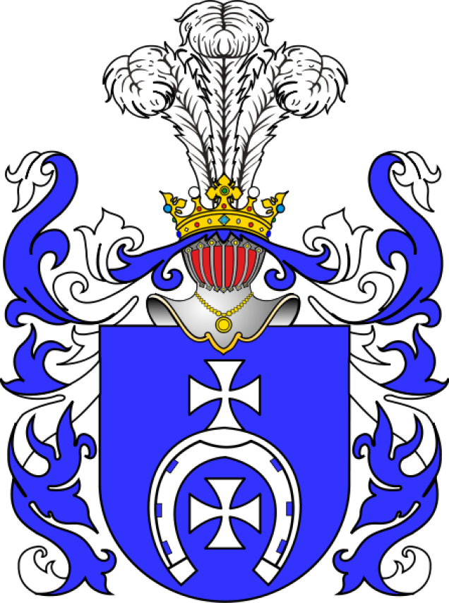 Die adlige polnische Familie Adamowicz, Wappen Lubicz (Luba, Lubow, Łuba).