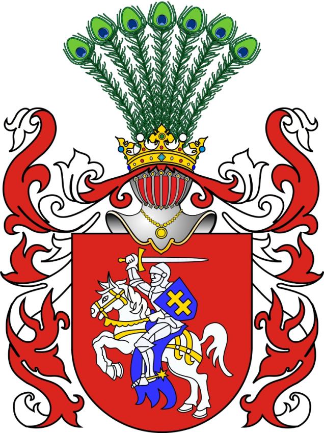 Die adlige polnische Familie Aczkiewicz Wappen Pogoń, litauisch Vytis, bialorussisch Паго́ня (Pahonia).