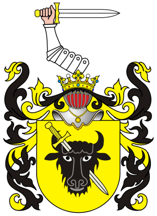 Die adlige polnische Familie Abramowicz, Wappen Bawolagłowa (Pierścina, Perstina, Poman, Pomianowicz, Proporczyk).