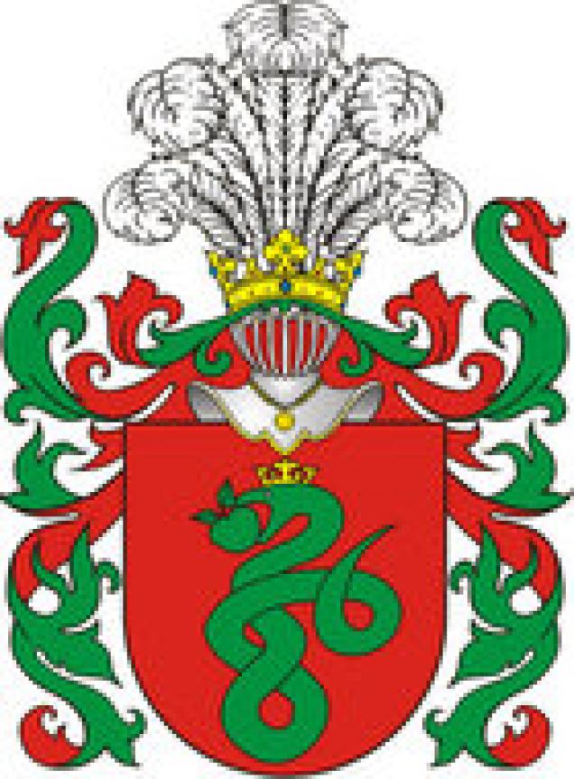 Die adlige polnische Familie Ambrozewicz Wappen Wąż (Anguis, Serpens, Wężyk).