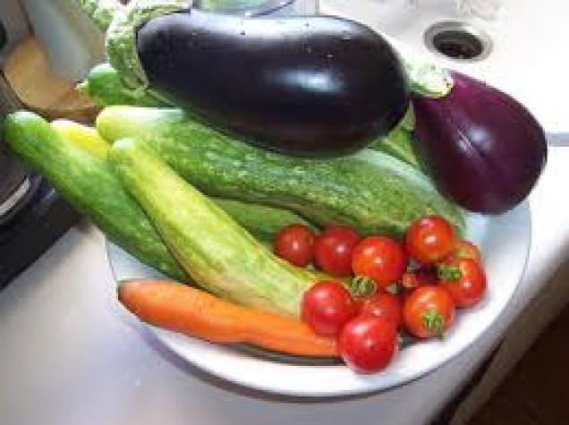 Gemüse aus eigenem Anbau