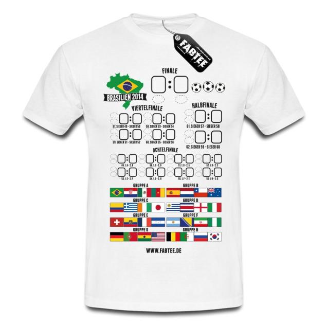 Das passende WM T-Shirt für Brasilien