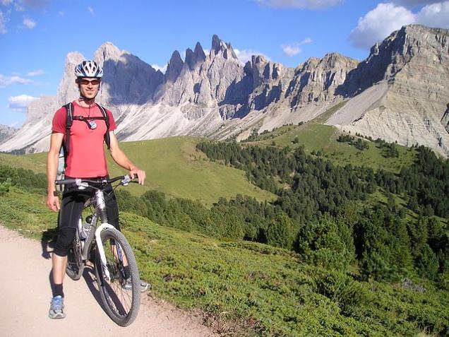 Urlaub mit dem Fahrrad in Südtirol