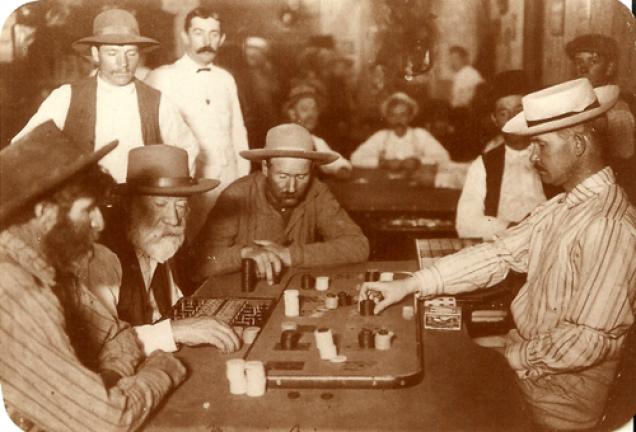 Der Poker hat den Saloon verlassen