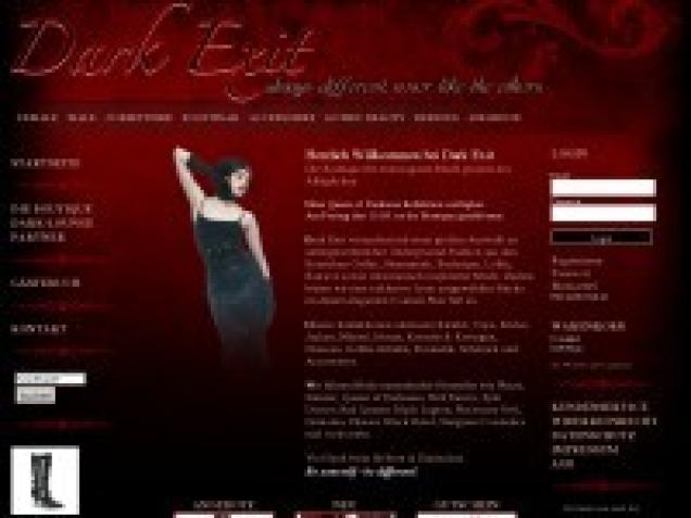 Dark Exit - Boutique für extravagante schwarze Mode