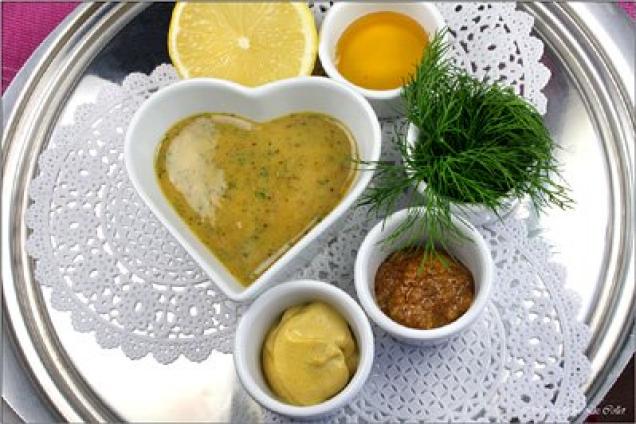 Senf-Dill-Honigsauce selbst gemacht