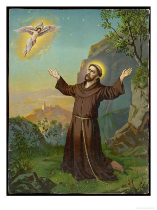 Der Heilige Franz von Assisi ein wahres christliches Vorbild