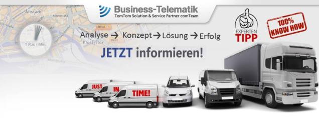 Bessere Kontrolle im Flottenmanagement mit einem TomTom Webfleet Vertrag