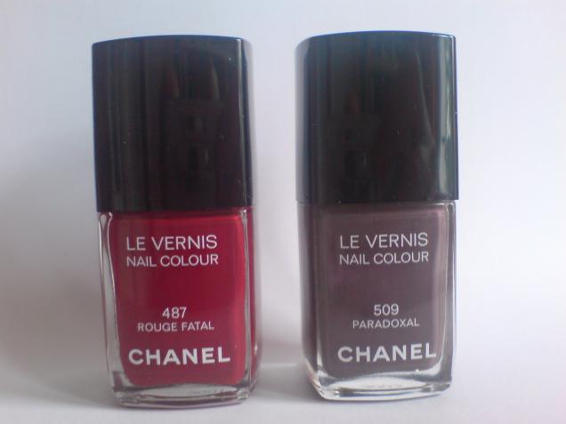 Neue Nagellackfarben bei Chanel: Paradoxal 509 und Rouge Fatal 487